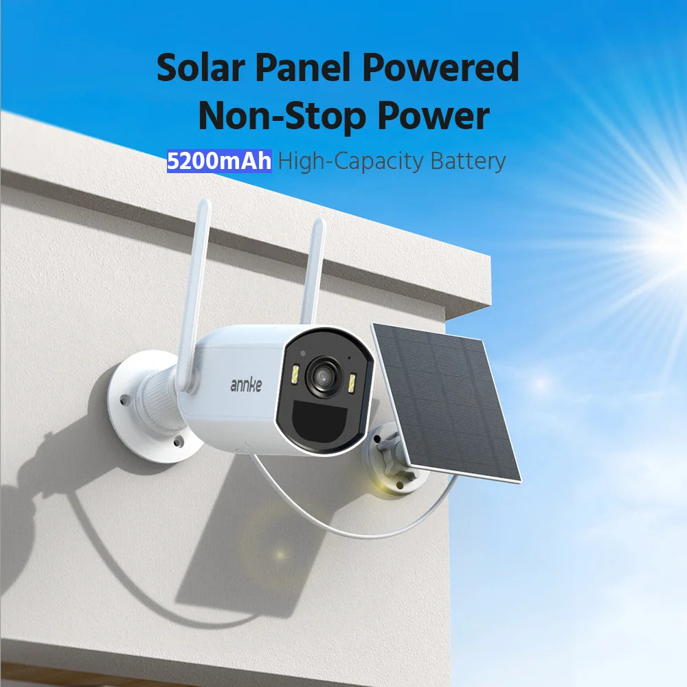 Annke 4MP Solar Battery Powered Wireless Security Camera