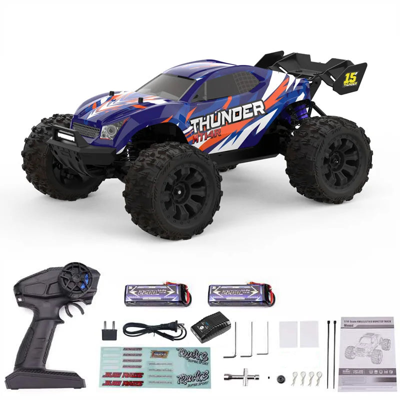 JIUSI Brushless 4WD Remote Control Off Road Racing RC Truck