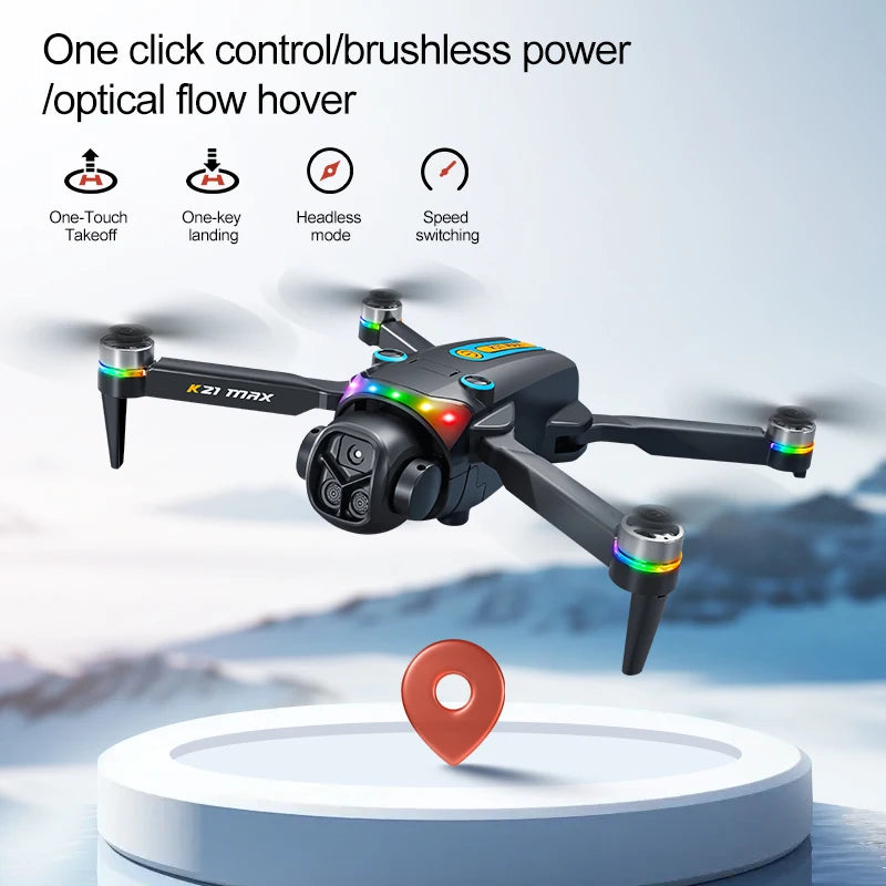 Evanovm K21Max Drone With Built In Screen And Auto Return