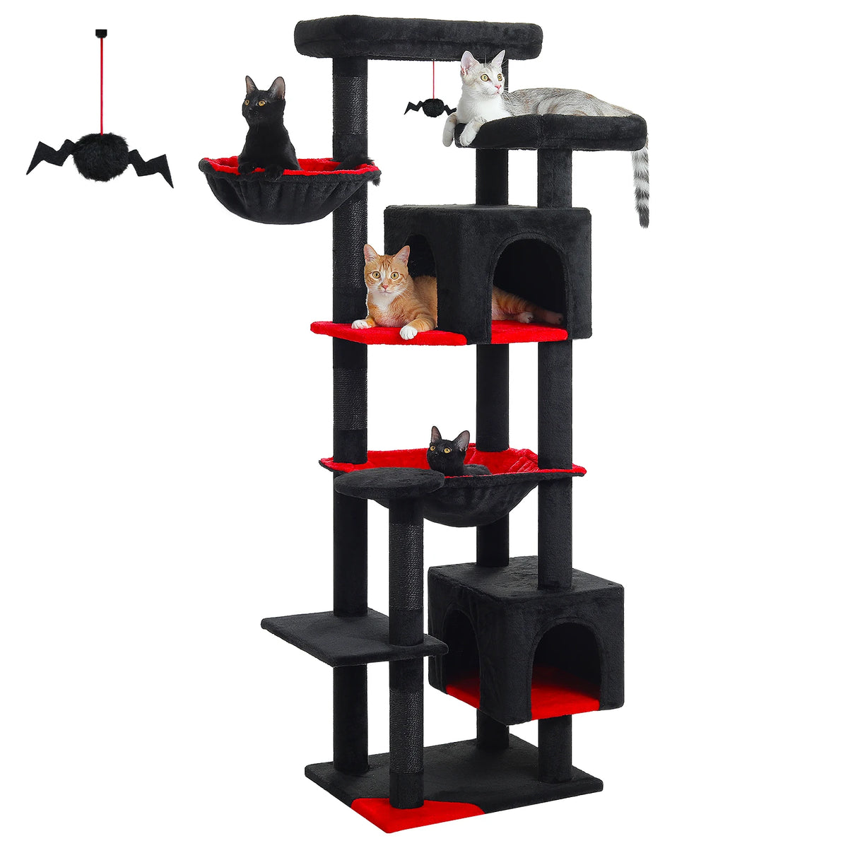 PAWZ Road Cat Tower With Hammock And Scratching Posts
