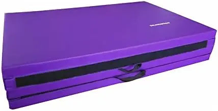 YTYIN Four Panel Folding Gymnastics Mat With Carrying Handles