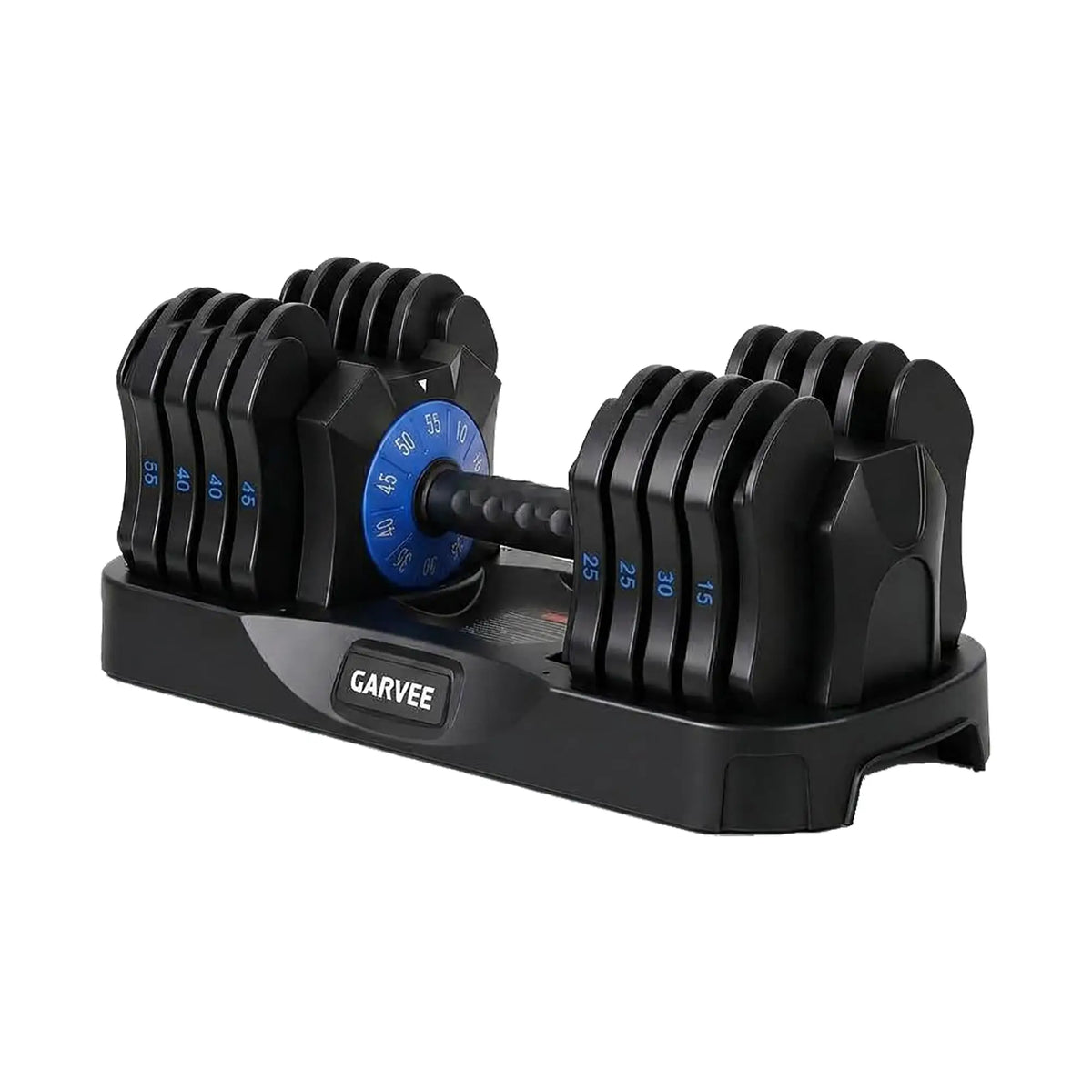 HiMISS Adjustable Dumbbell With Storage Tray For Home Strength Training