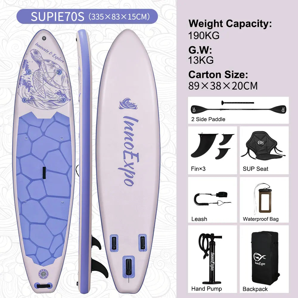 InnoExpo Inflatable Stand Up Paddle Board For Outdoor Recreation