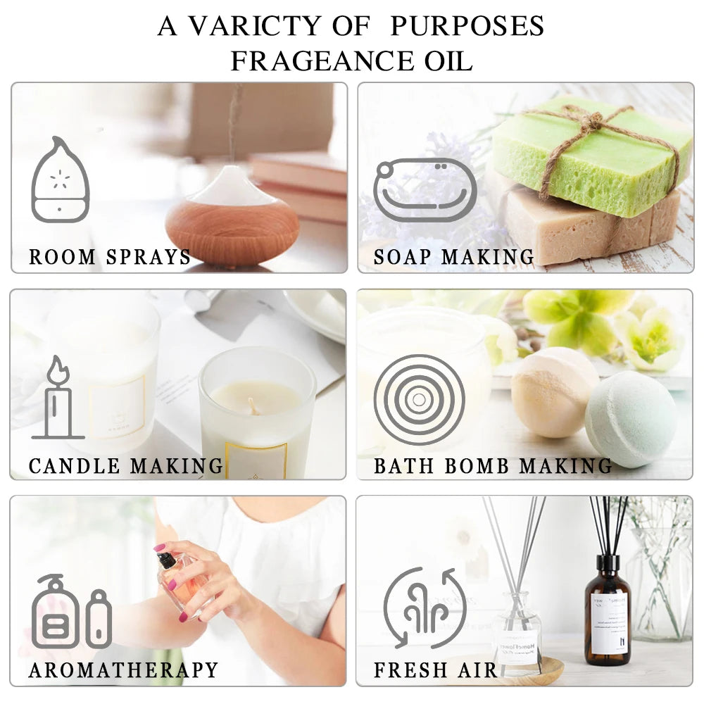 Mayjam Pure Essential Oil Aromatherapy Collection With Blend Kit