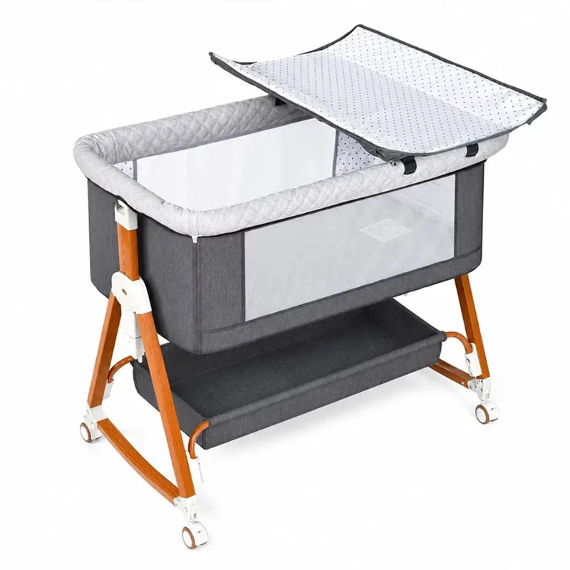Portable Baby Bassinet Bedside Sleeper With Changing Table