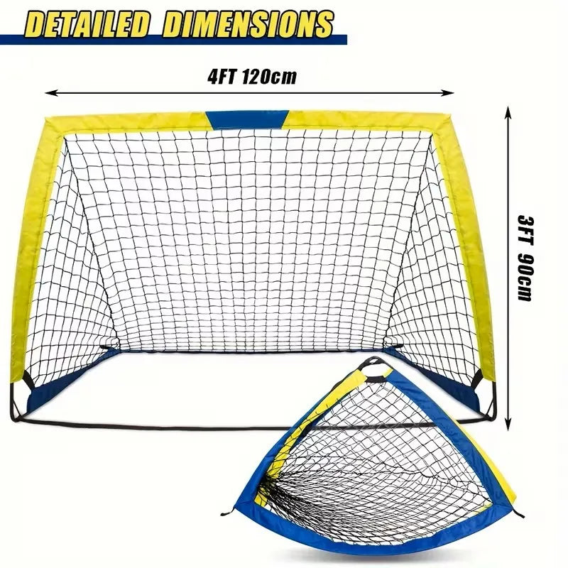 Portable Pop Up Soccer Goals For Indoor And Outdoor Play