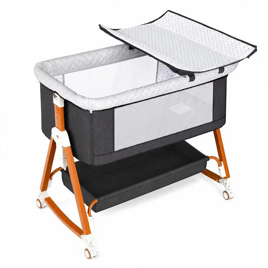 Portable Baby Bassinet Bedside Sleeper With Changing Table