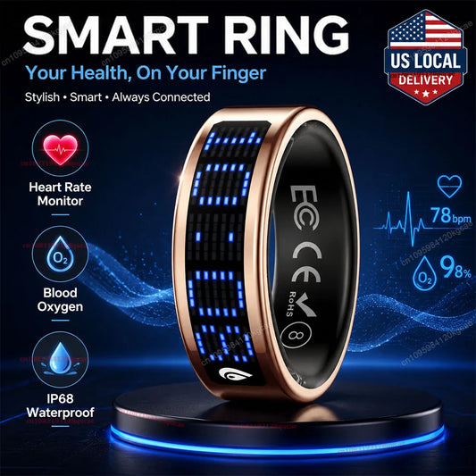 Ola Esporte Smart Ring Led Display And Heart Rate Monitor