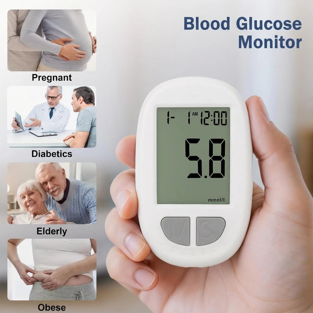 VivaGuard Blood Glucose Monitor Kit With 50 Strips And Lancets