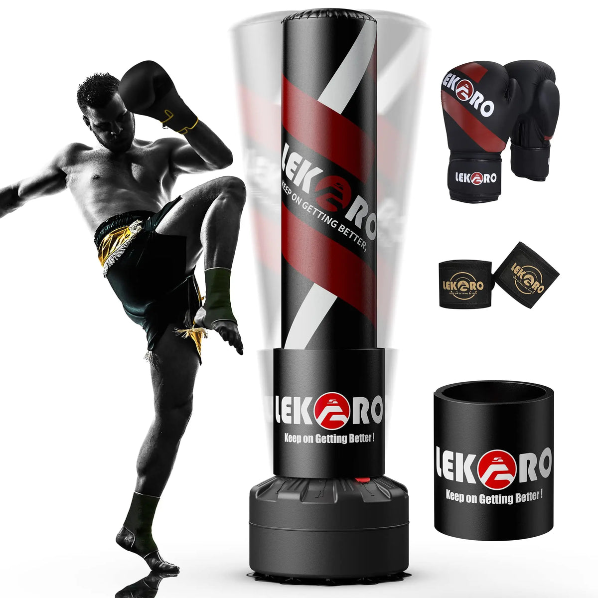 Standing Boxing Tower Punching Bag For Muay Thai Training