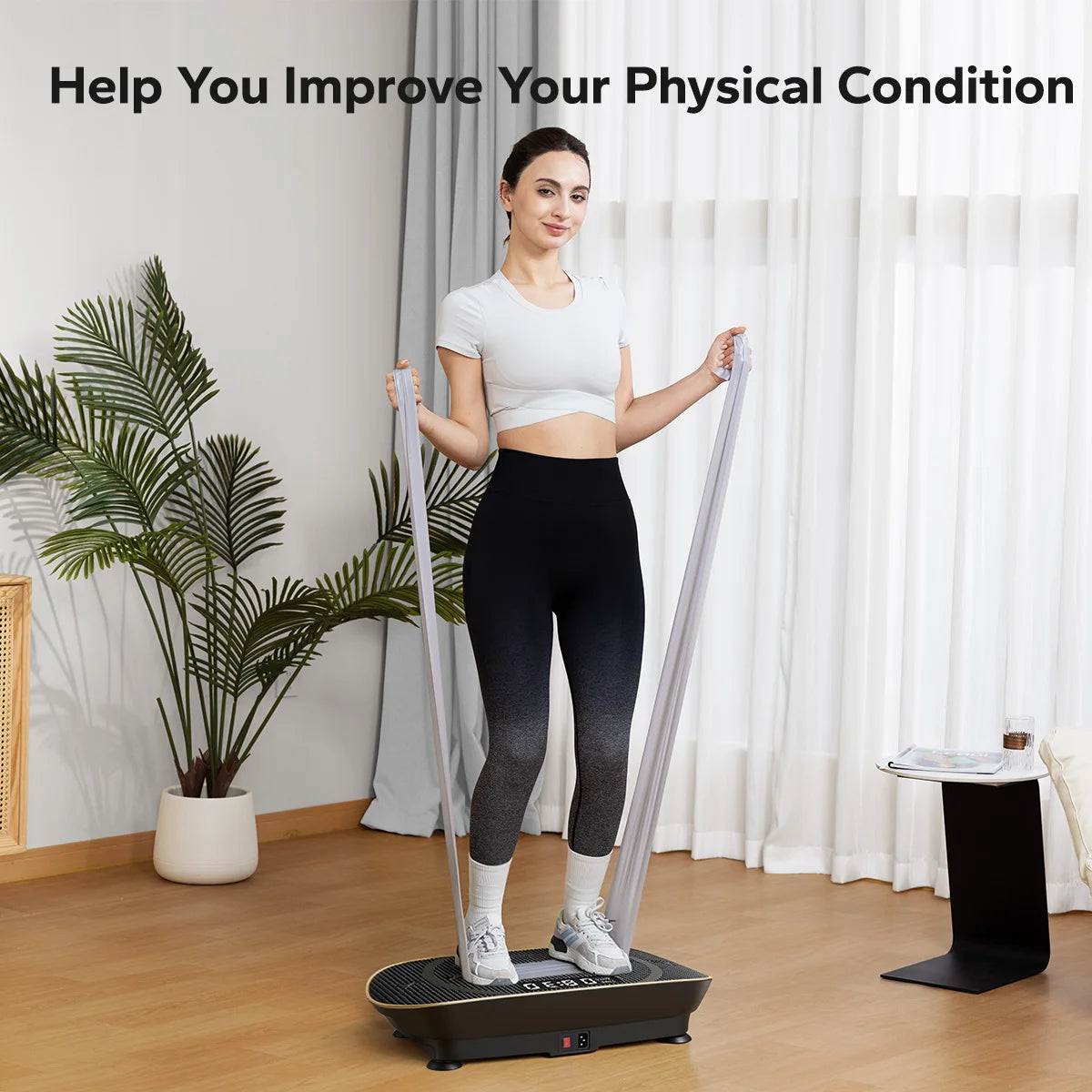 Merach Vibration Plate Exercise Machine For Whole Body Workout Fitness