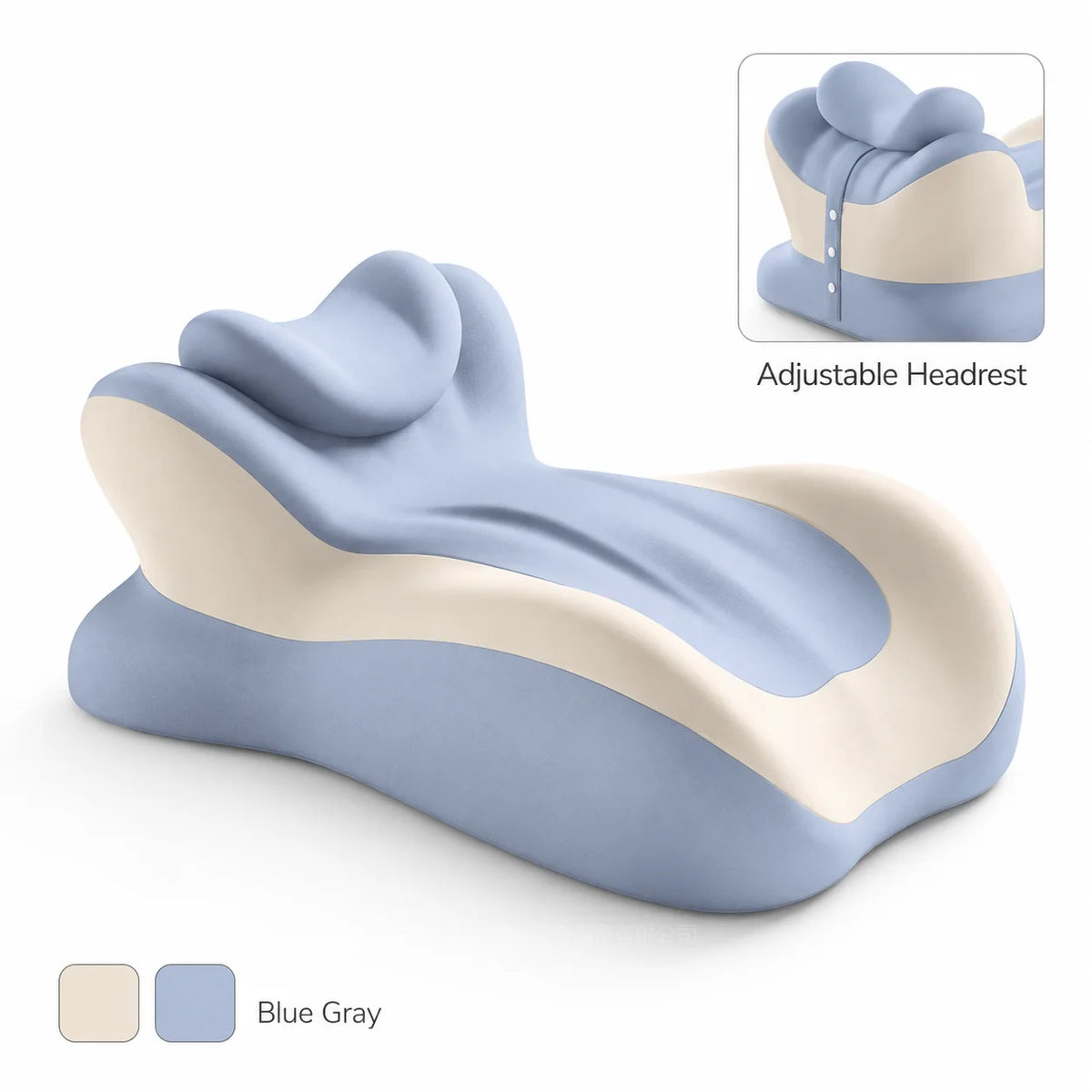 Ergonomic Memory Foam Prone Reading Pillow With Head Support