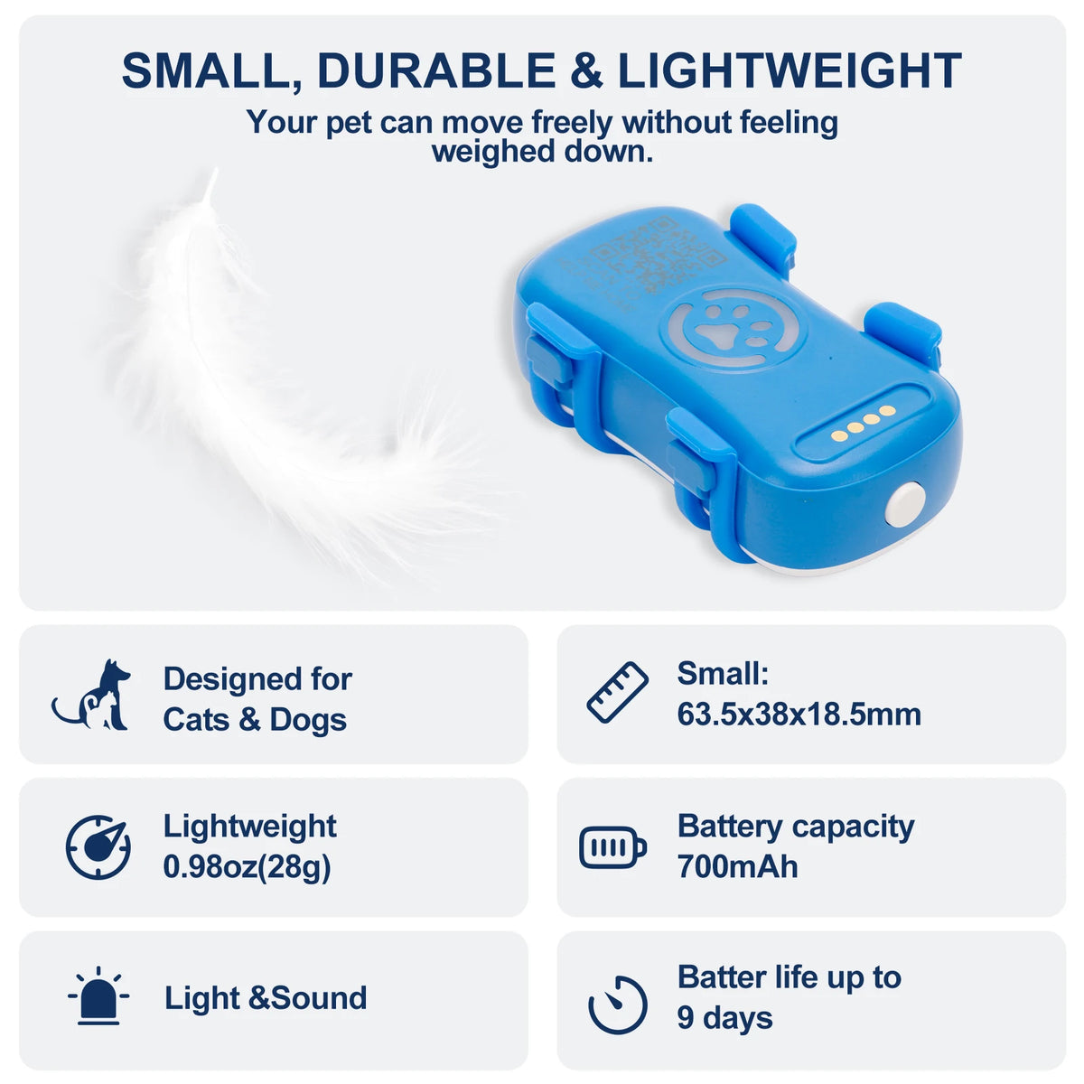 4G Real Time GPS Pet Tracker With Safe Zone Monitoring
