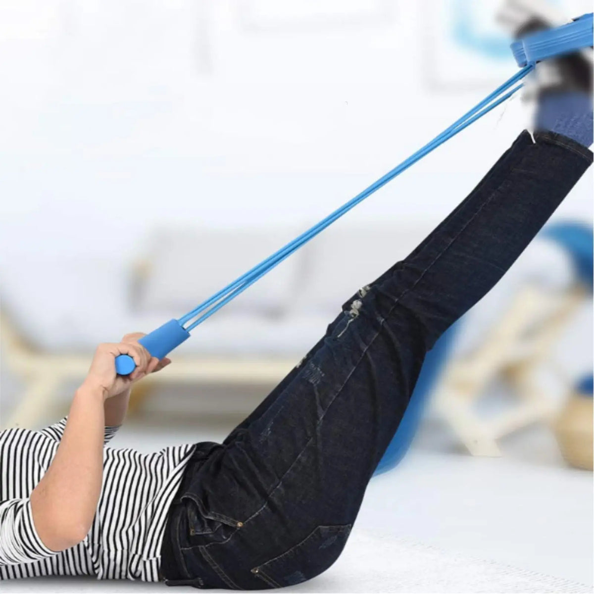 Multifunctional Pedal Resistance Band Tension Rope for Home Gym Workout