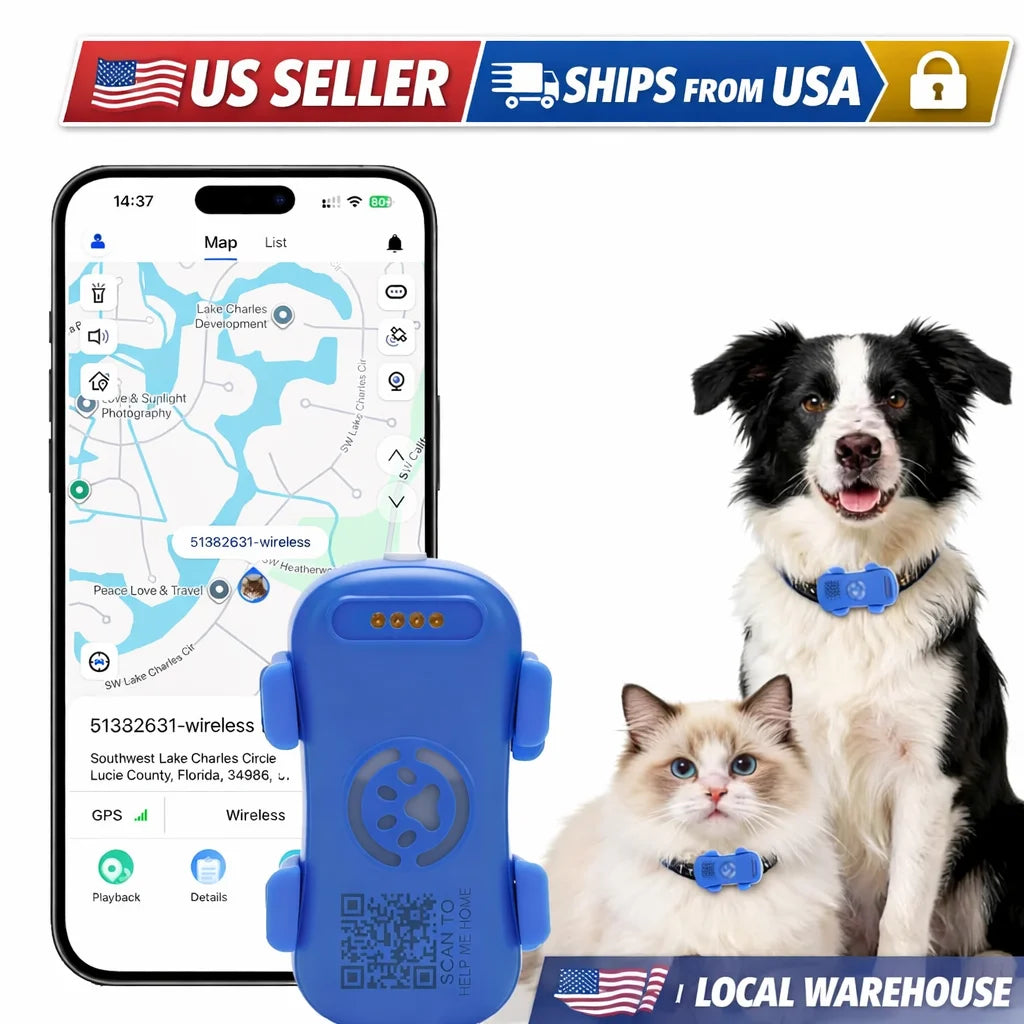 4G Real Time GPS Pet Tracker With Safe Zone Monitoring