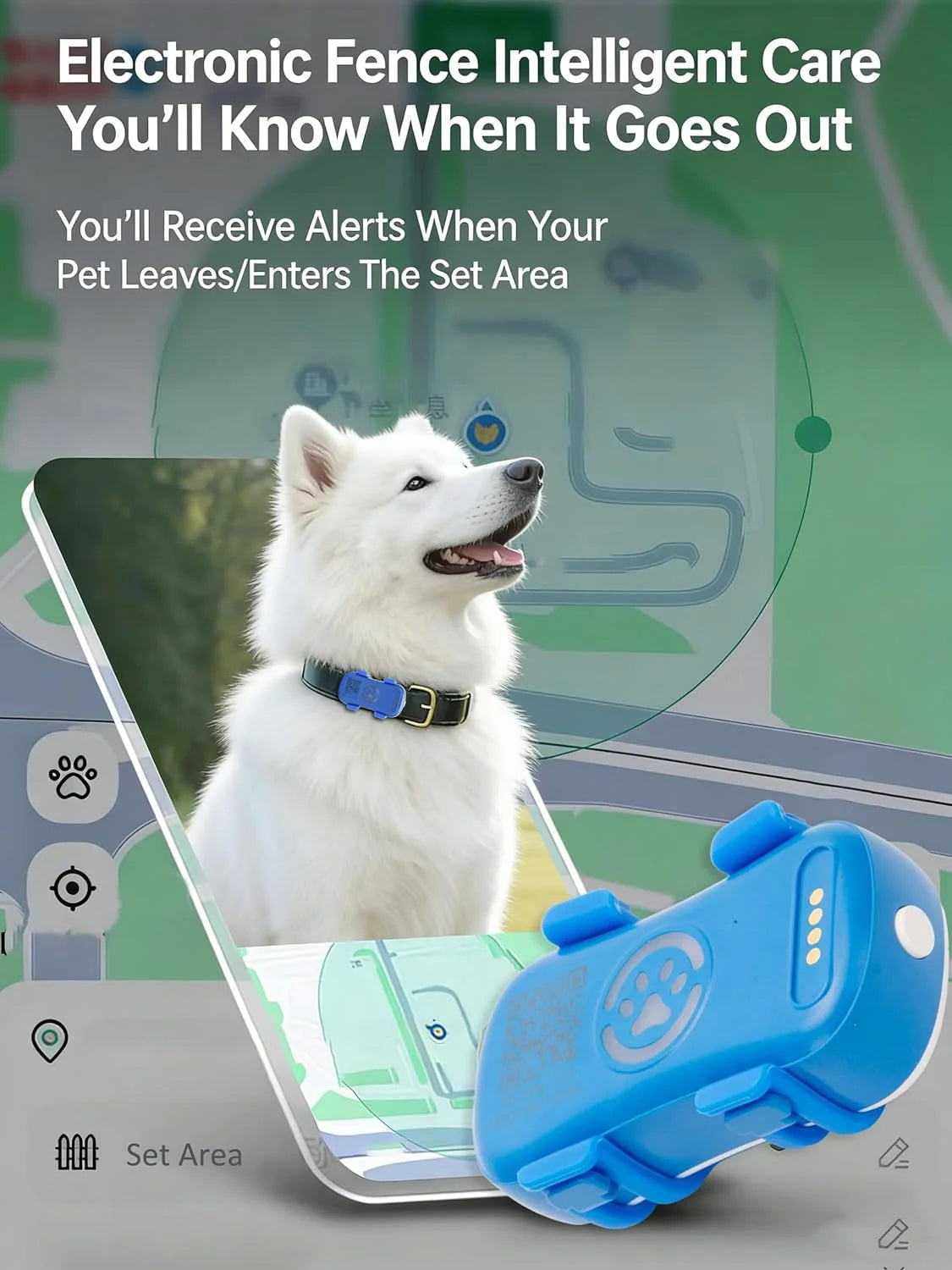 4G Real Time GPS Pet Tracker With Safe Zone Monitoring
