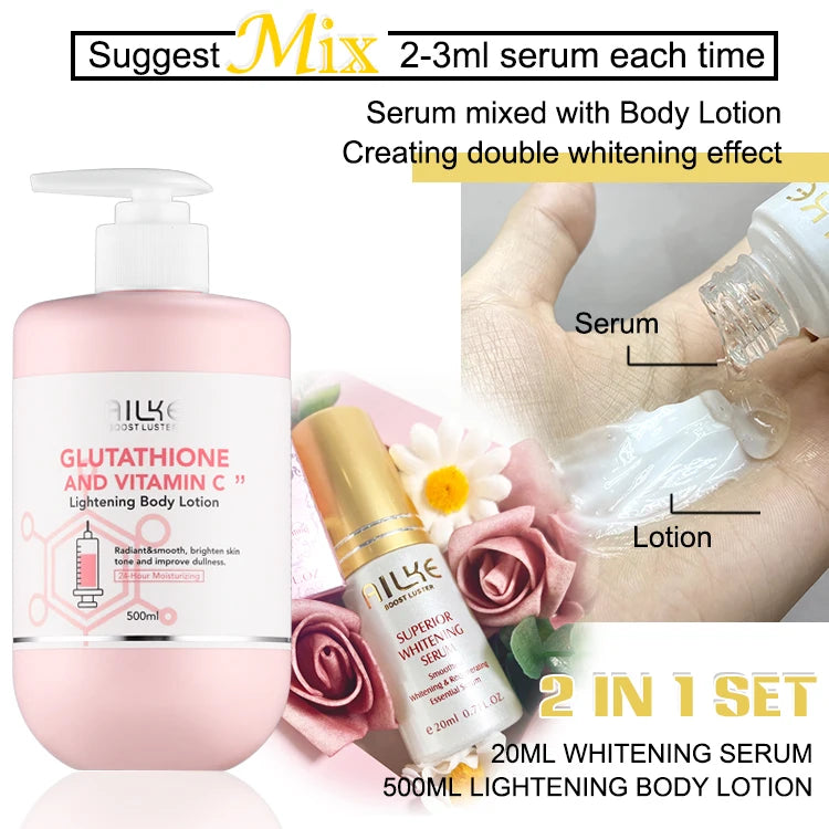 AILKE Vitamin C Whitening Moisturizing Face And Body Lotion