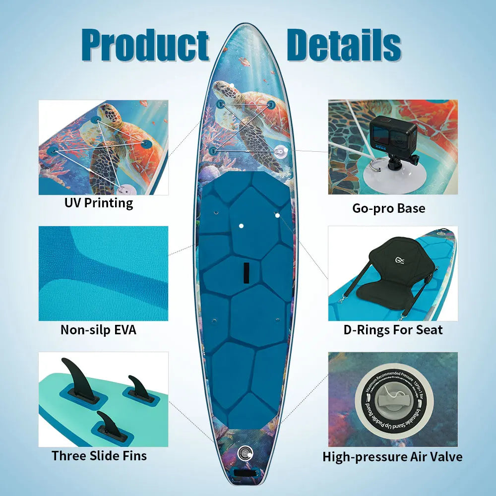 InnoExpo Inflatable Stand Up Paddle Board For Outdoor Recreation