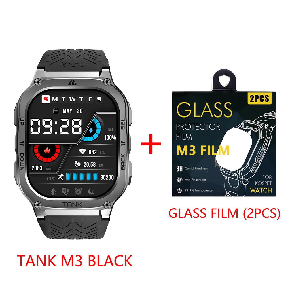 Kospet Tank M3 Smartwatch With Amoled Screen And Fitness Tracking