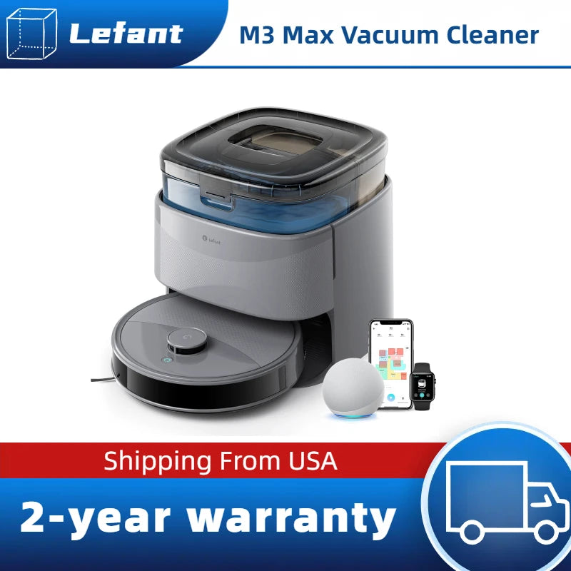 Lefant M3 Max Smart Robot Vacuum And Mop Cleaning System
