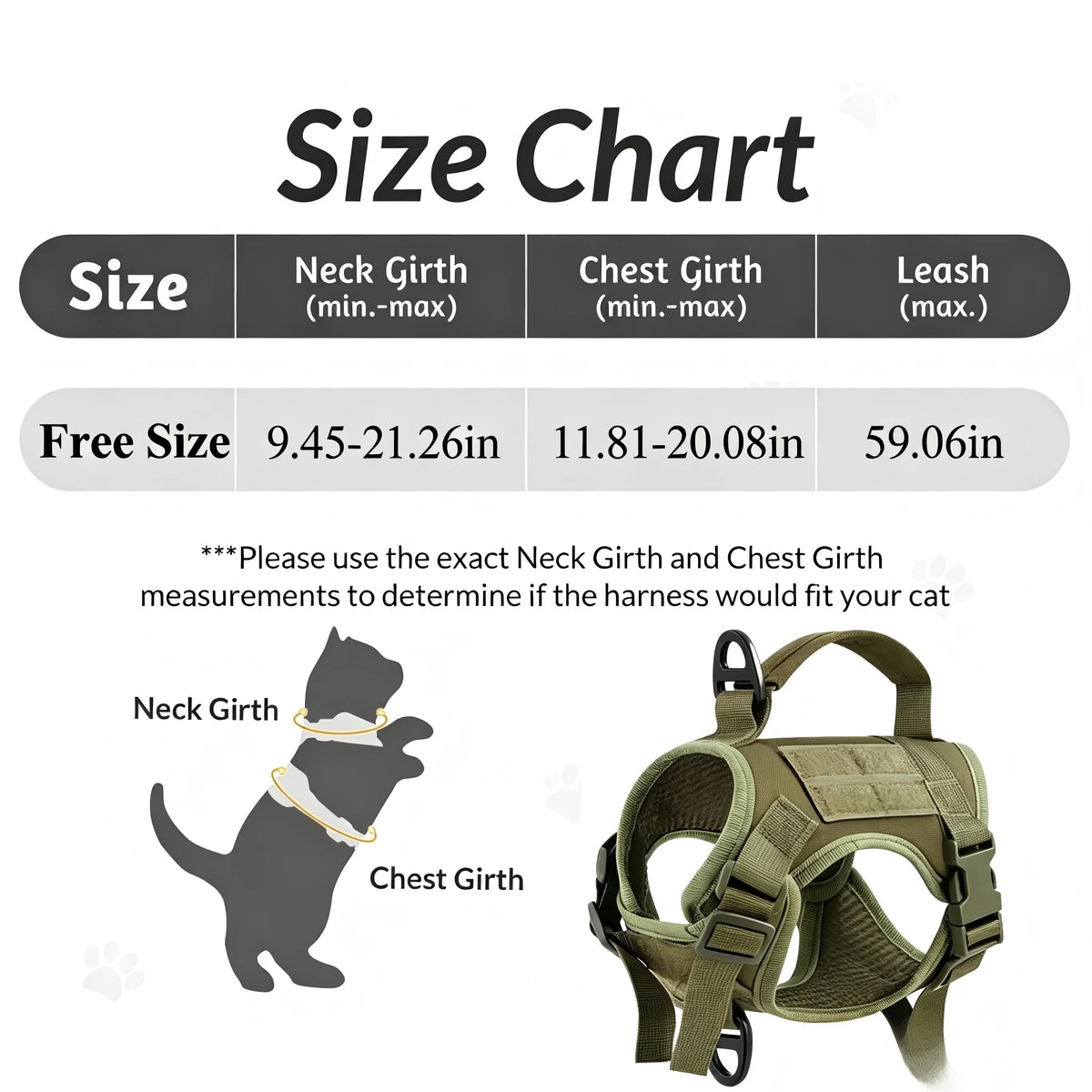 Petavel Tactical Cat Harness Vest With Handle And Leash Set