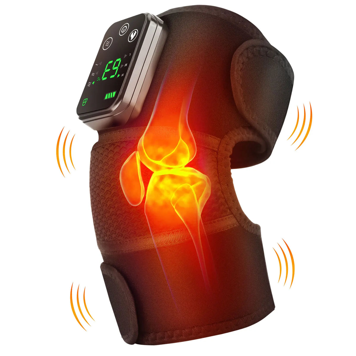 Moajaza 3-In-1 Heated Vibration Massager For Knee Shoulder Support