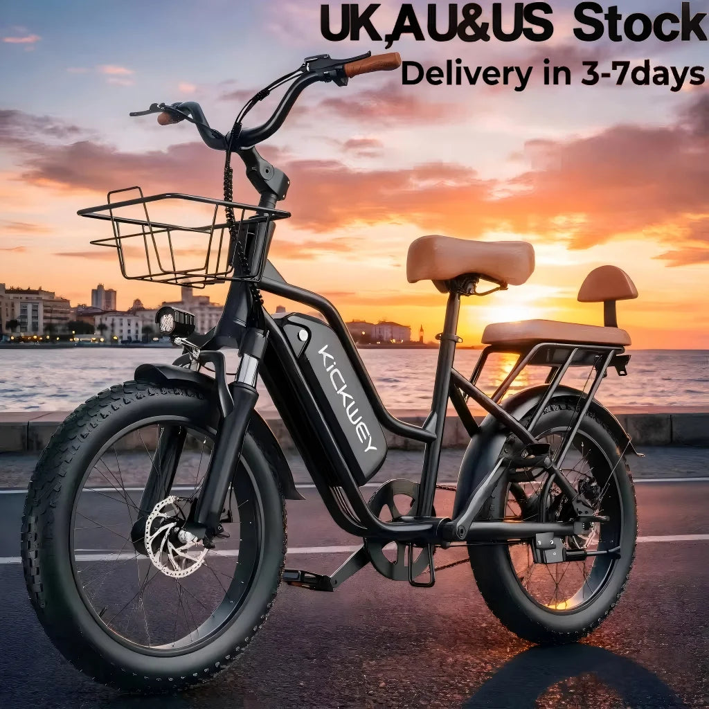 Kickwey LD20 High Performance Fat Tire Electric Mountain Bike