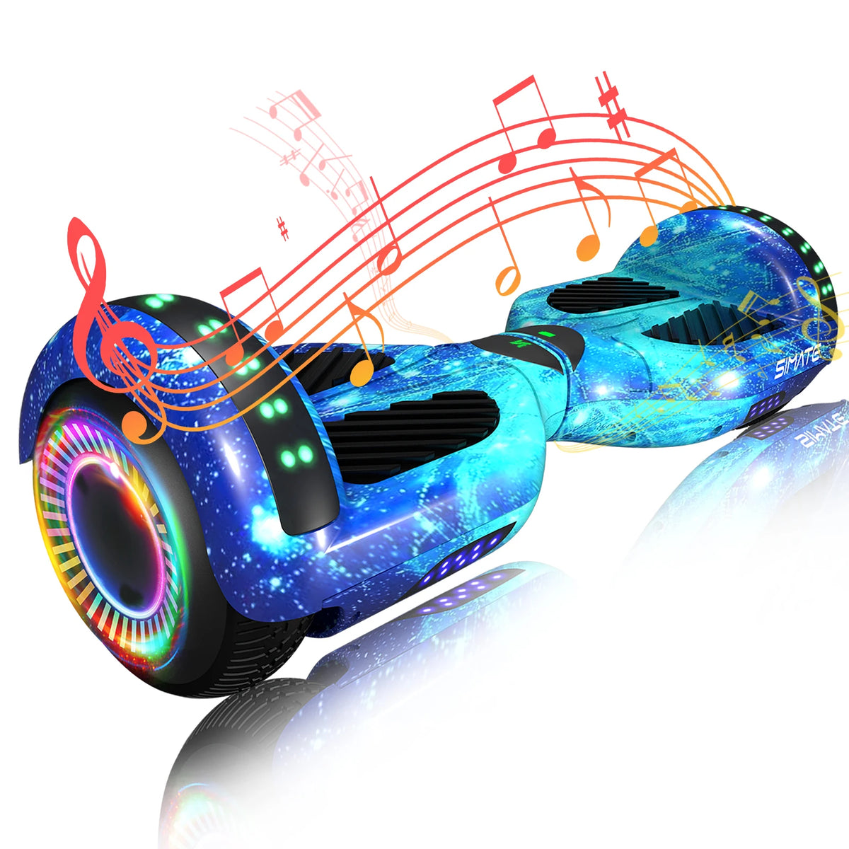 Self Balancing Bluetooth Hoverboard With App Control And LED Lights
