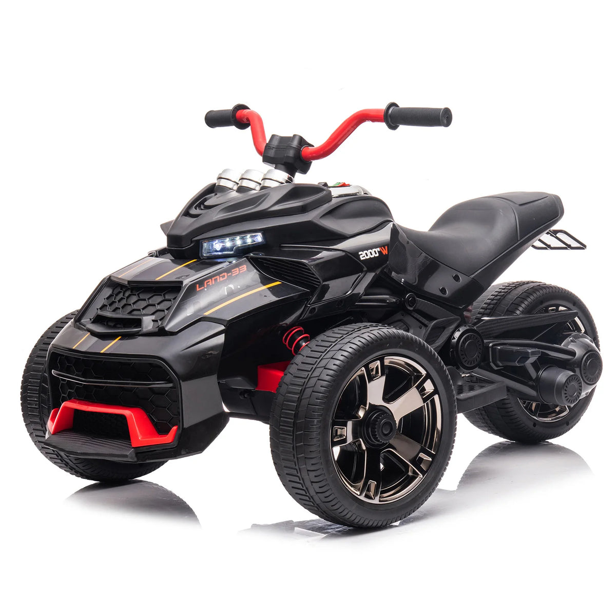 HiMISS 12V Kids Electric Ride On ATV With Stereo Sound