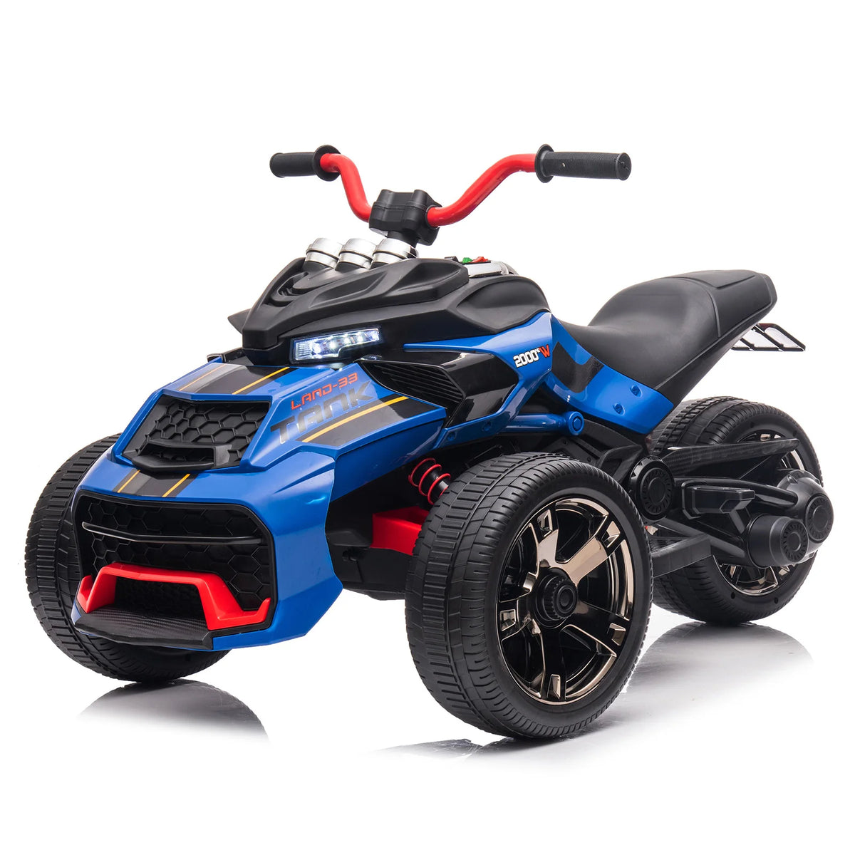 HiMISS 12V Kids Electric Ride On ATV With Stereo Sound