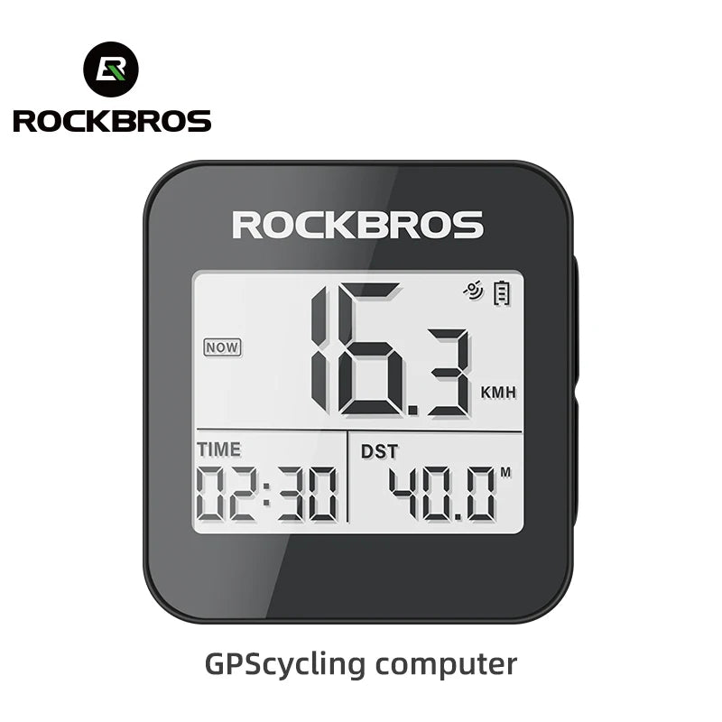 Rockbros Bike Computer GPS Speedometer IPX6 Waterproof Odometer