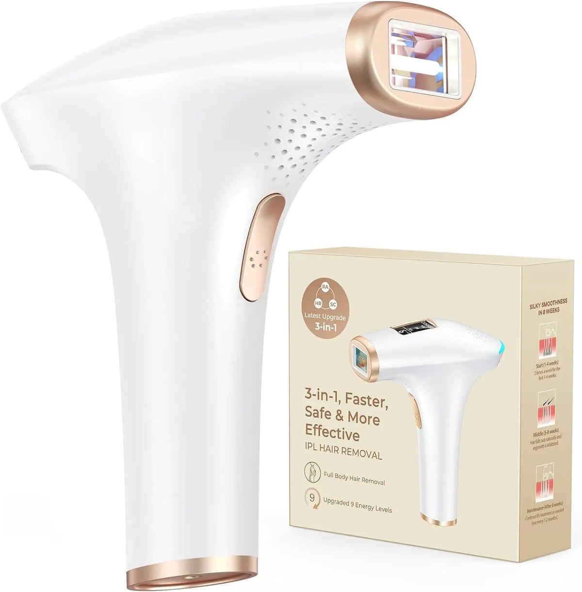 JooYee Ipl Hair Removal Face Body Pain Free Photo Epilator