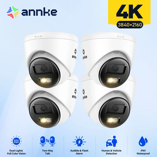 Annke 8MP 4K Security Camera Featuring Smart Motion Detection