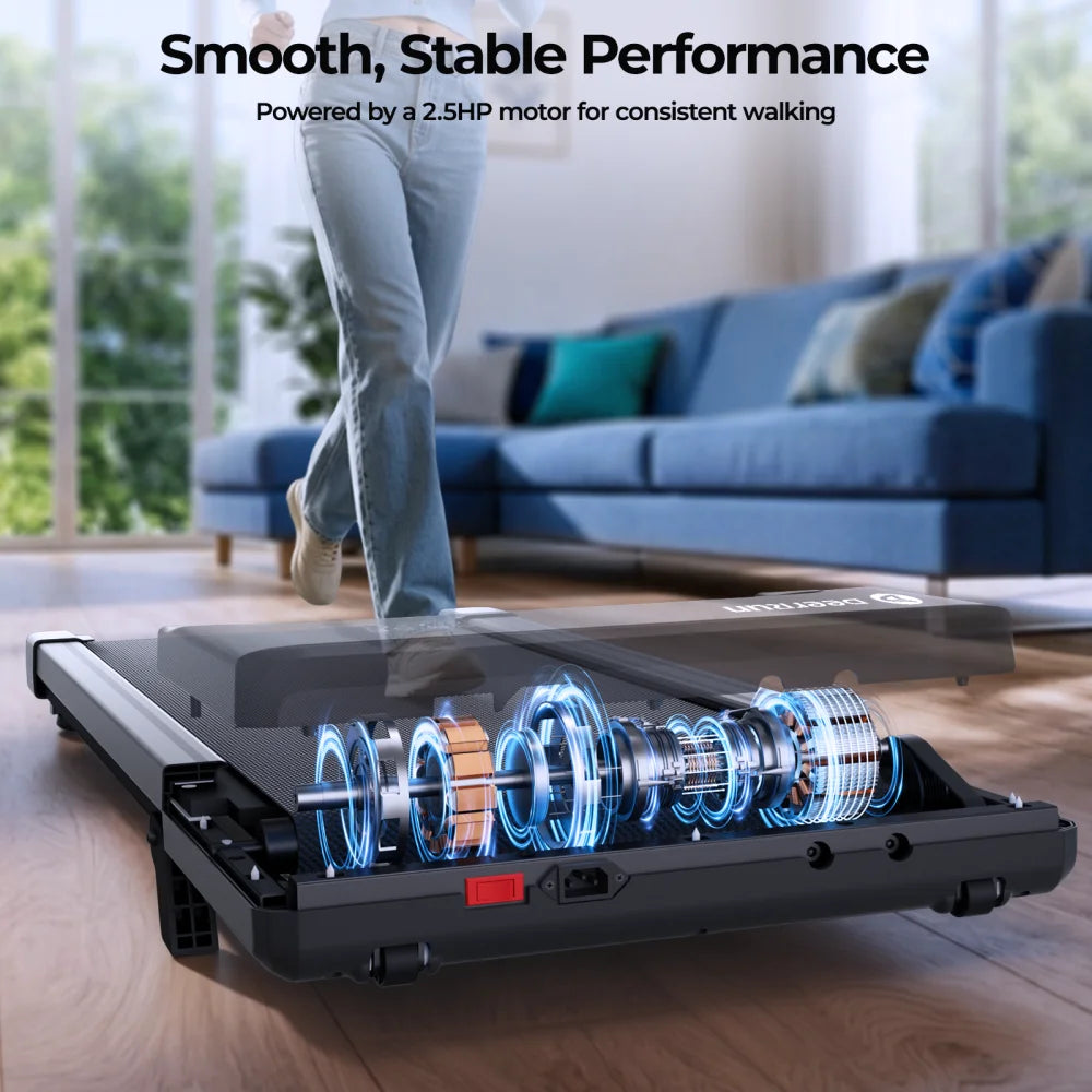 Lacuffy Under Desk Treadmill Walking Pad Exercise Machine Remote Control