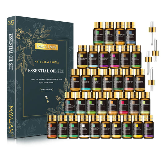 MAYJAM Assorted Essential Oils Aromatherapy Kit Gift Box Set