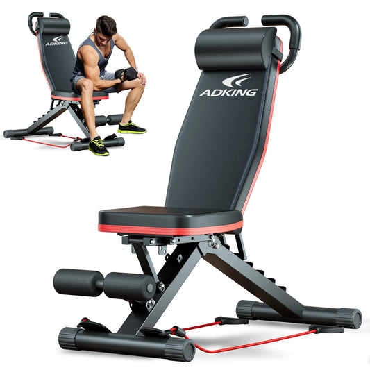 Premium Foldable Dumbbell Bench For Full Body Home Gym Workouts