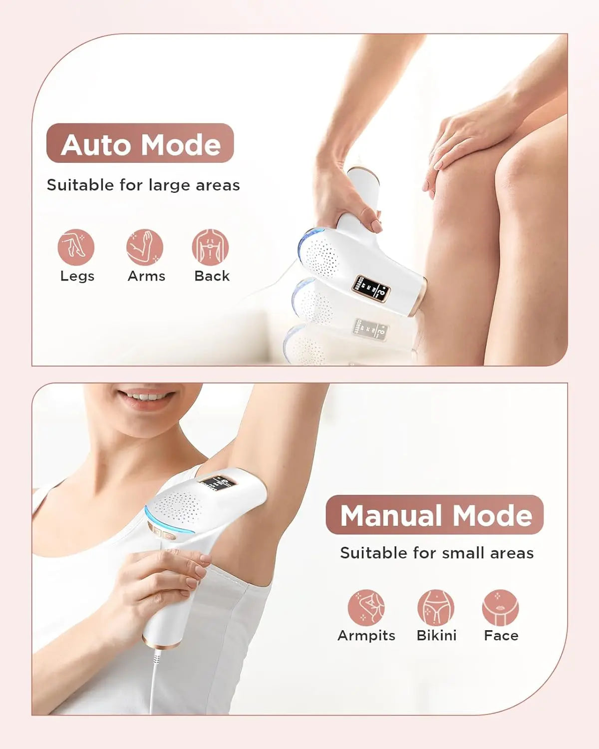 JooYee Ipl Hair Removal Face Body Pain Free Photo Epilator