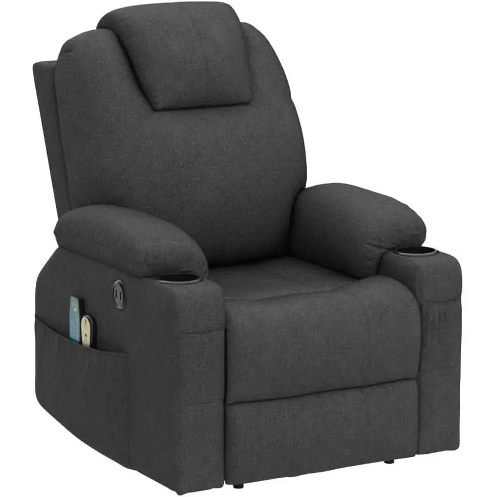 Heavy Duty Heated Massage Recliner Chair With Remote Controls