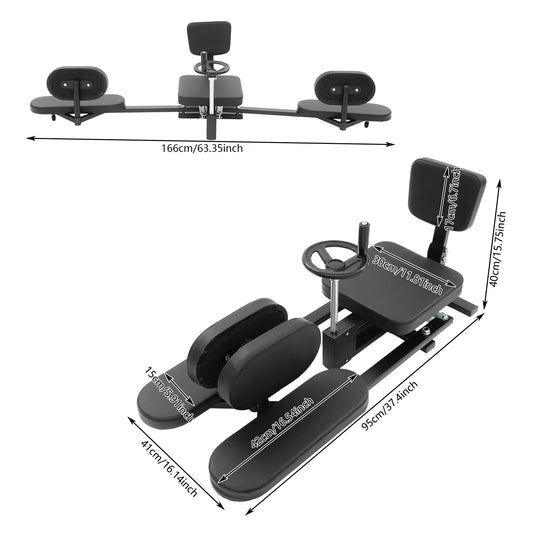 Heavy Duty Adjustable Leg Split Stretcher For Home Gym