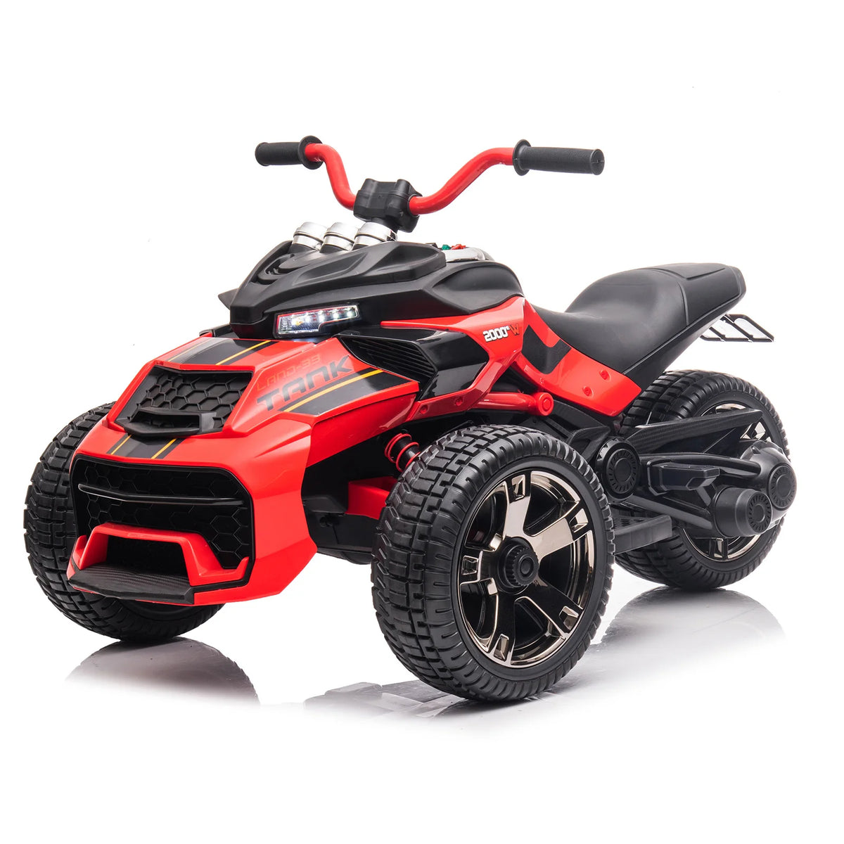 HiMISS 12V Kids Electric Ride On ATV With Stereo Sound