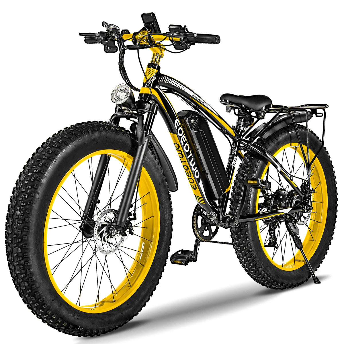 EOEOTWO Adult Fat Tire Electric Bike With 1000 Watt Motor