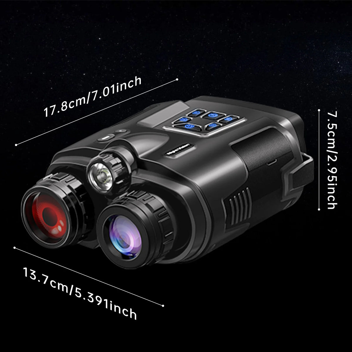 DIYIMIN 4K Infrared Night Vision Binoculars With 8X Digital Zoom