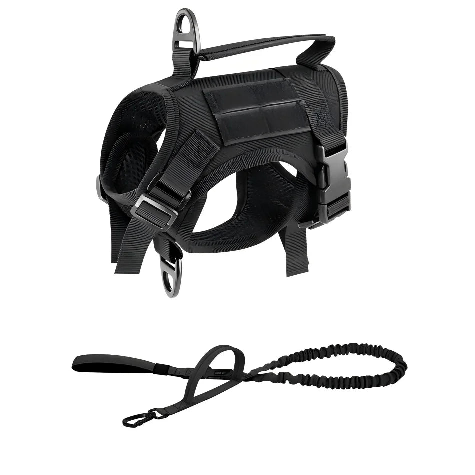 Petavel Tactical Cat Harness Vest With Handle And Leash Set