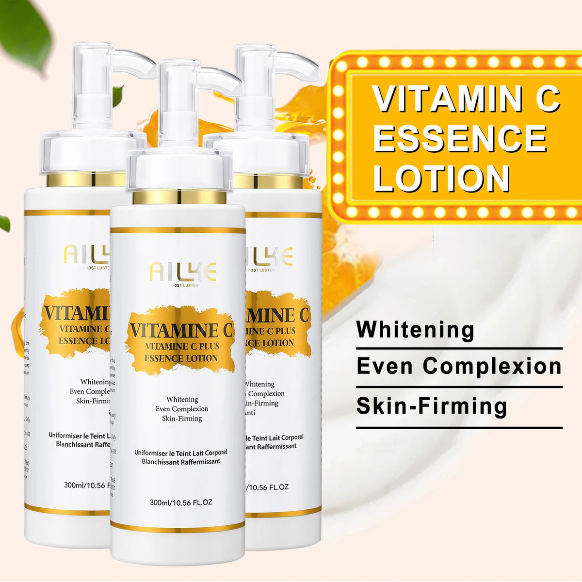 Ailke Vitamin C Body Cream for Dark Spots and Hydration
