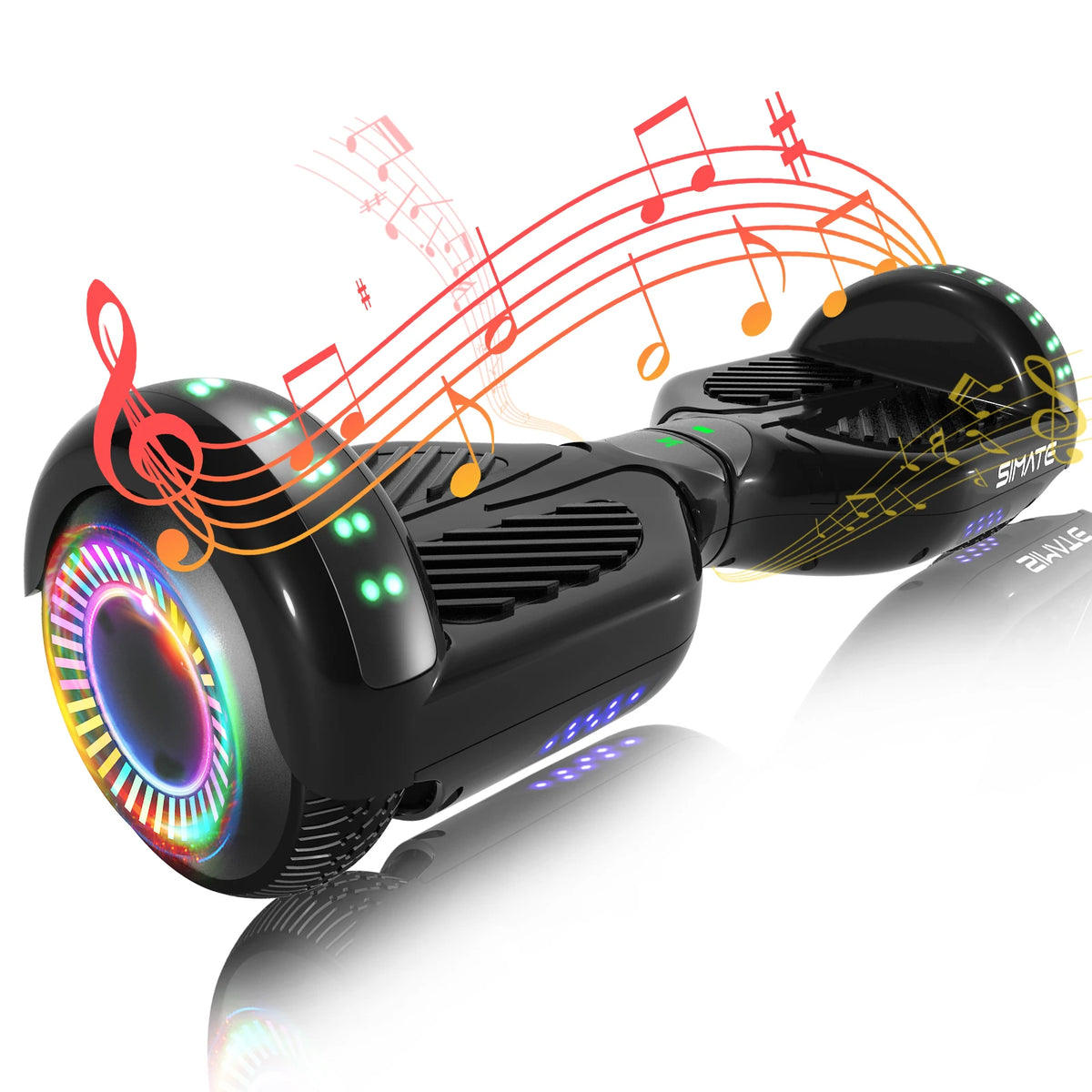 Self Balancing Bluetooth Hoverboard With App Control And LED Lights