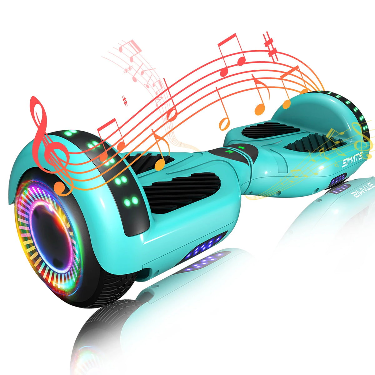 Self Balancing Bluetooth Hoverboard With App Control And LED Lights