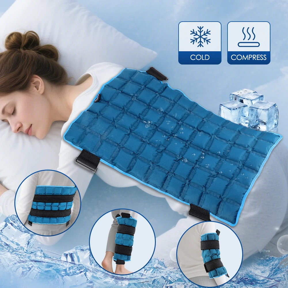Hailicare Reusable Hot Cold Gel Pack For Muscle Massage
