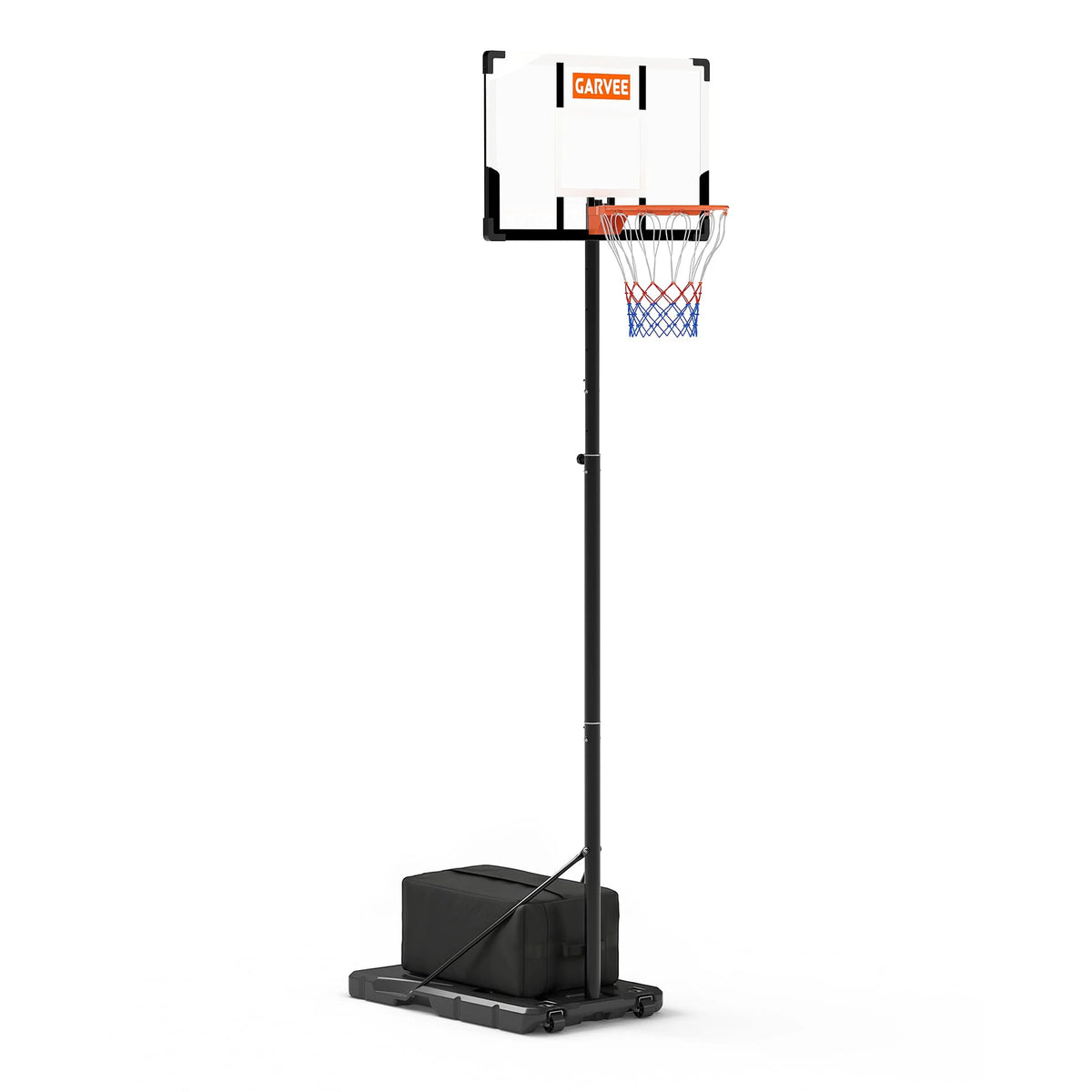 HiMISS Portable Adjustable Basketball Hoop With Backboard Net