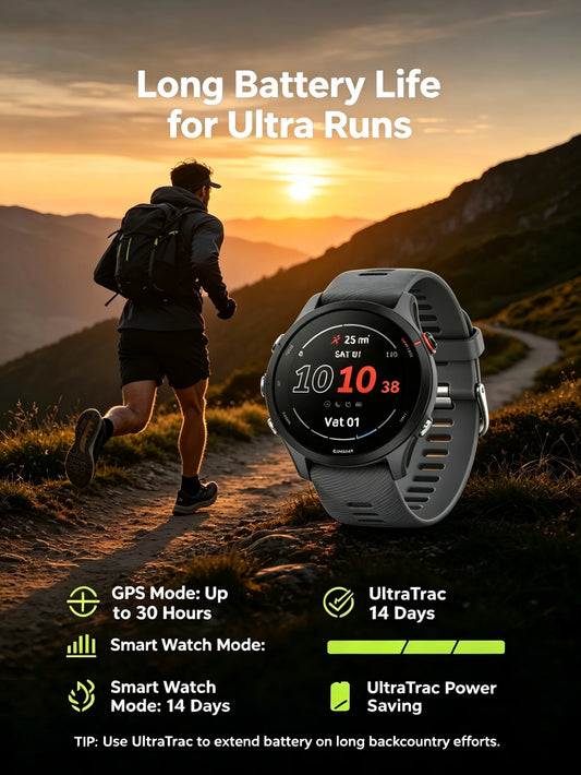 Garmin Forerunner Sports Smartwatch With Daily Step And Calorie Monitoring