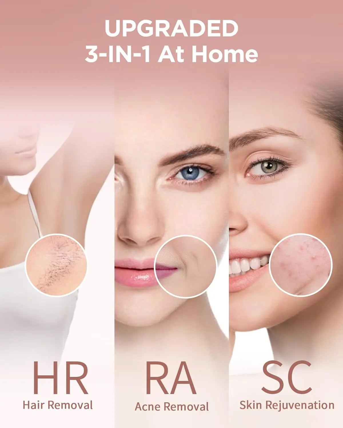 JooYee Ipl Hair Removal Face Body Pain Free Photo Epilator